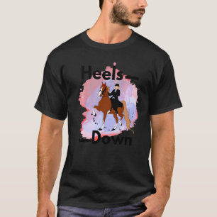 American Saddlebred Show Horse Hielen Omlaag Kampi T-shirt