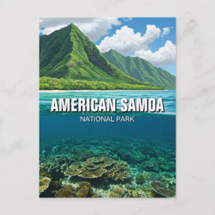 American Samoa National Park Reizen Briefkaart
