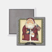 American Santa Claus Magnet (Recto/Verso)
