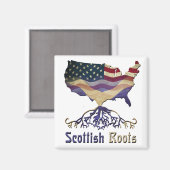 American Scottish Ancestry Magnet (Recto/Verso)