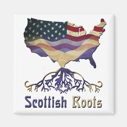 American Scottish Ancestry Magnet (Devant)