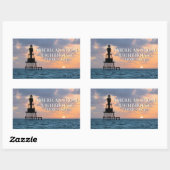American Shoal Lighthouse, Florida Keys Stickers (Feuille)