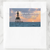 American Shoal Lighthouse, Florida Keys Stickers (Sac)