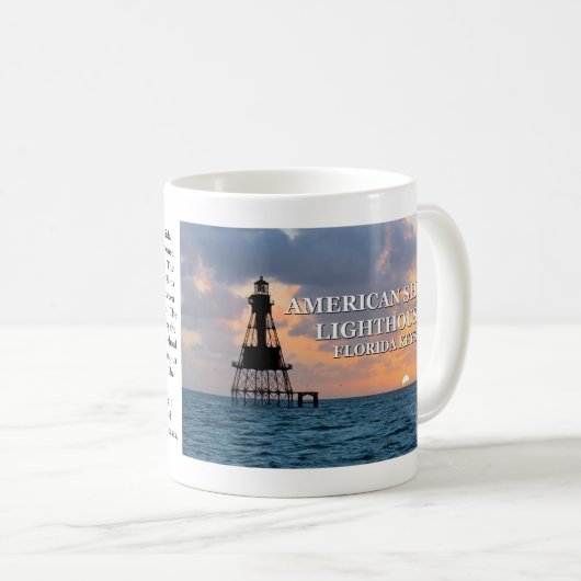 American Shoal Lighthouse, Floride Mug (Devant droit)