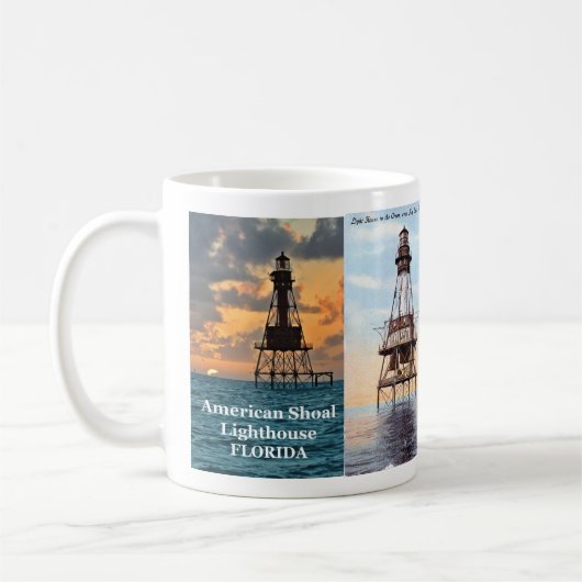 American Shoal Lighthouse, Floride Mug (Gauche)