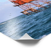 American Shoal Lighthouse, Floride Satin Photo (Coin)