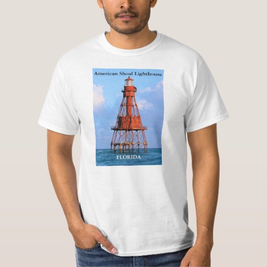 American Shoal Lighthouse, Floride T-Shirt (Devant)