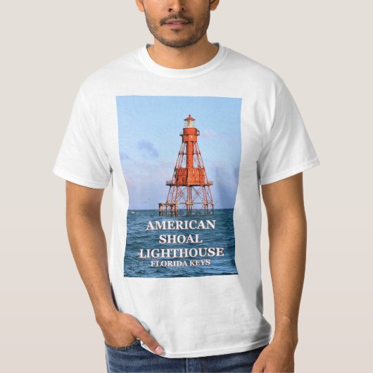 American Shoal Lighthouse, Floride T-Shirt (Devant)