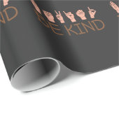 American Sign Language ASL Interpreter Kind Cadeaupapier (Rol Hoek)