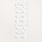American Sign Language Chart Yoga Mat (Voorkant)