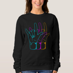 American Sign Language I Love You ASL Trui