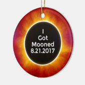 American Solar Eclipse heeft op 21 augustus jl. Keramisch Ornament (Links)