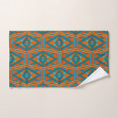 American Southwestern Style Pattern And Colors Art (Serviette à main)