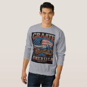 American Spirit: The Latest Hoodie Trends Trui (Voorkant volledig)