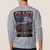 American Spirit: The Latest Hoodie Trends Trui (Achterkant)