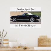 American Sports Car-1966 Corvette Stingray Poster (Keuken)