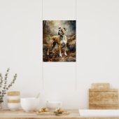 American Staffordshire Dog Art Print Poster (Cuisine)