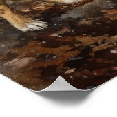 American Staffordshire Dog Art Print Poster (Coin)