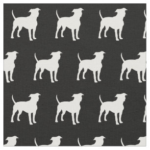 American Staffordshire Dog Silhouette Pet Amstaff Stof