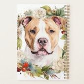 American Staffordshire Fête de la couronne de Noël (Dos)