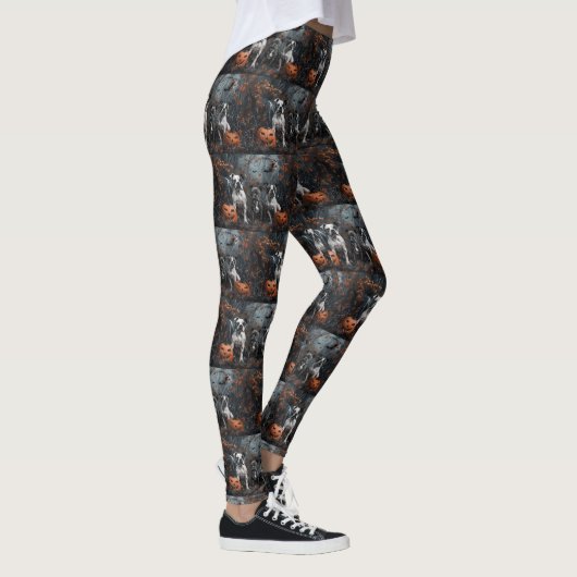 American Staffordshire Halloween Night Doggy Leggings (Rechts)