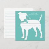 American Staffordshire Pit Bull Bedankkaart (Voorkant / Achterkant)