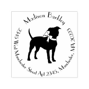 American Staffordshire Pit Bull Zelfinktende Stempel