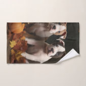 American Staffordshire Puppy Automne Délice (Serviette à main)