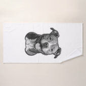 American Staffordshire Terrier (Serviette de bain)