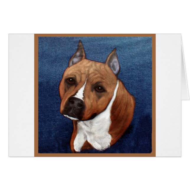 American Staffordshire Terrier (Voorkant Horizontaal)