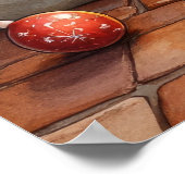 American Staffordshire Terrier Christmas Lights Poster (Hoek)