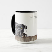 American Staffordshire Terrier Dog Mok (Voorkant links)