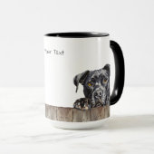 American Staffordshire Terrier Dog Mug (Devant droit)