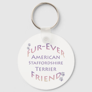 American Staffordshire Terrier Furever Sleutelhanger