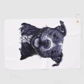 American Staffordshire Terrier Golfhanddoek (Horizontaal)