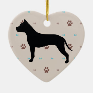 American Staffordshire Terrier Keramisch Ornament