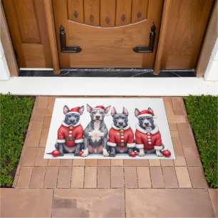 American Staffordshire Terrier Kerstjurk Deurmat
