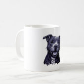 American Staffordshire Terrier Koffiemok (Voorkant links)