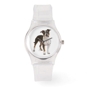 American Staffordshire Terrier Puppy Dog - Amstaff Horloge