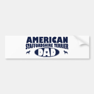 American Staffordshire Terrier Vader Bumpersticker