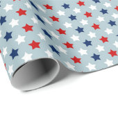 American Stars Pattern Cadeaupapier (Rol Hoek)