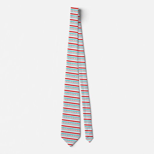 "American Stropdas" Stripe Pattern-Stropdas Stropdas (Voorkant)