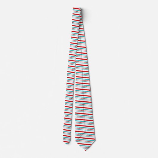 "American Stropdas" Stripe Pattern-Stropdas Stropdas (Achterkant)
