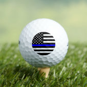 American Thin Blue Line Decor Golfballen (Insitu Shirt)