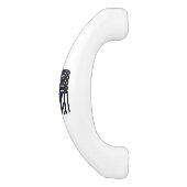 American Thin Blue Line Decor Keramische Kastgreep (Zijkant)