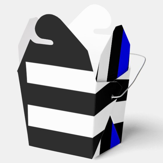 American Thin Blue Line Graphic Bedankdoosjes (Geopend)