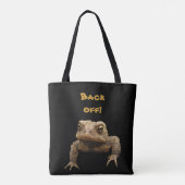 American Toad dit Back Off Animal Sac fourre-tout (Dos)