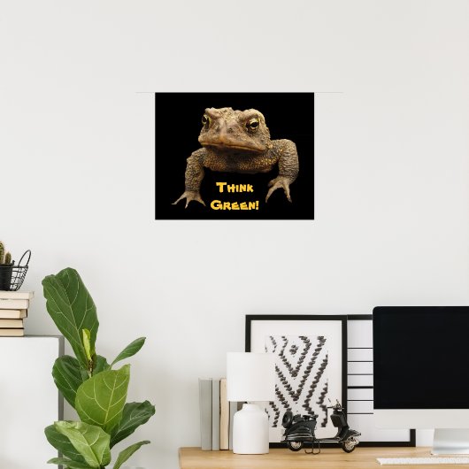 American Toad Earth Day Poster (Thuiskantoor)