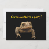 American Toad Invitation Kaart (Voorkant)