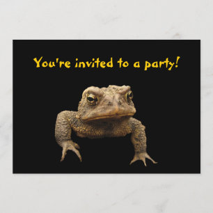 American Toad Invitation Kaart
